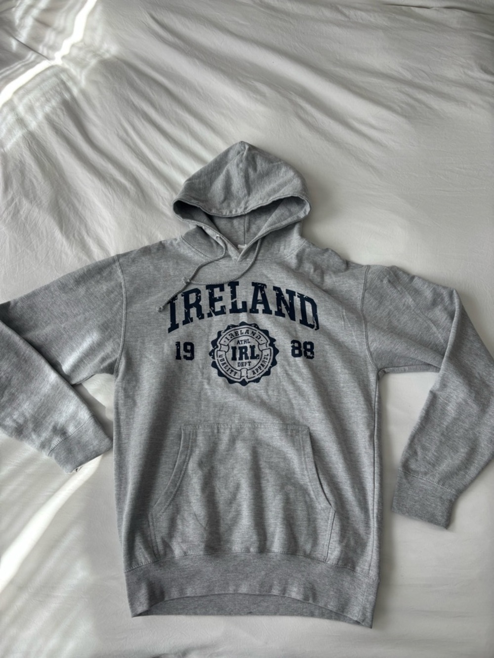 Ireland Graphic Hoodie Grey XL